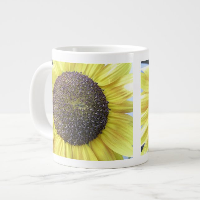 Grande Tasse Musique de tournesol jaune (Devant gauche)