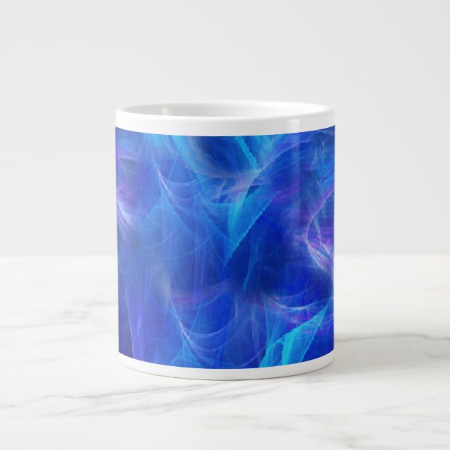 Grande Tasse Musique Flash bleue (Devant)