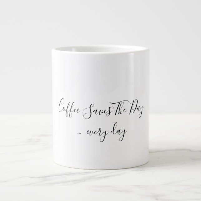 Grande Tasse Musique Jumbo blanche (Devant)