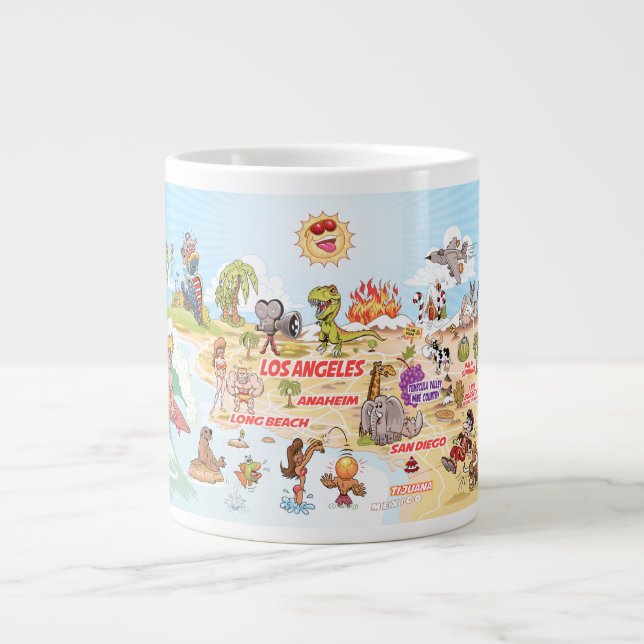 Grande Tasse Musique Jumbo Life de Southern California Beach (Devant)