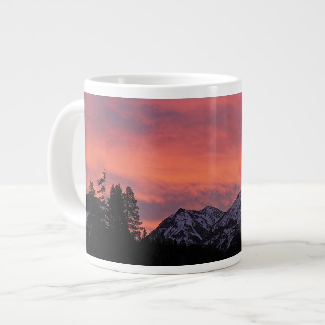 Grande Tasse Musique Jumbo personnalisée du lever du soleil (Devant gauche)