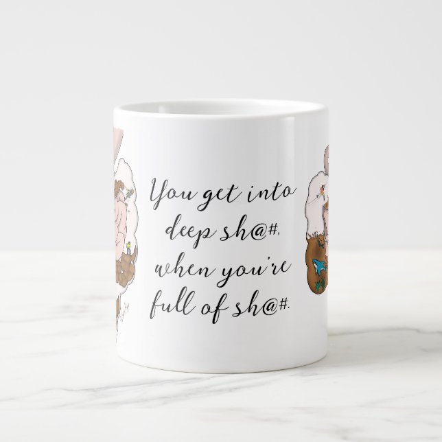 Grande Tasse Musique profonde Sh@# (Devant)