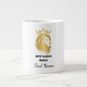 Grande Tasse My Lion Dad – Golden Lion Father gift for Dad