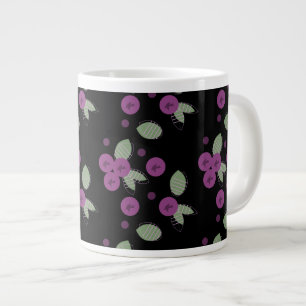 Grande Tasse Myrtilles Confetti Fruits et Points