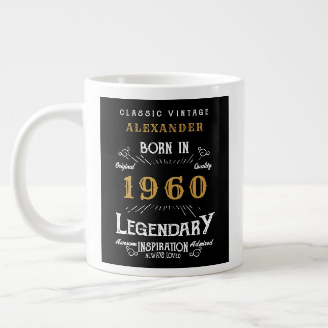 Grande Tasse Né en 1960 Légende (Gauche)