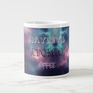 Grande Tasse Nébuleuse cosmique dans un pot - Art numérique de