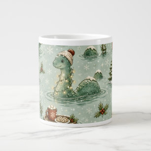 Grande Tasse Nessie de Noël Monstre du Loch Ness Confortable Cr