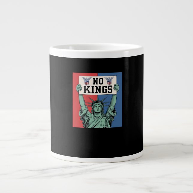 Grande Tasse No Kings Classic Patriotic Style (Devant)
