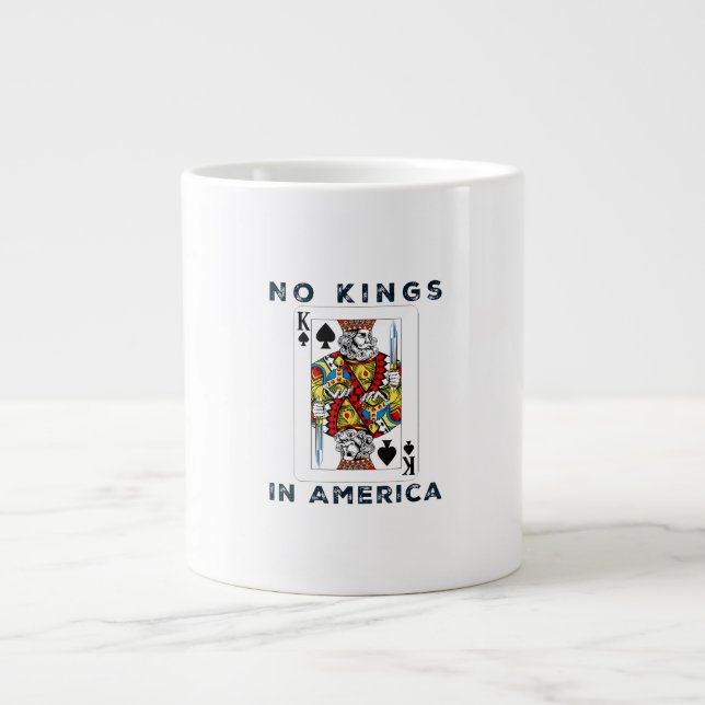Grande Tasse No Kings In America We The People Political Creati (Devant)