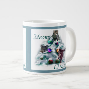 Grande Tasse Noël Meowy