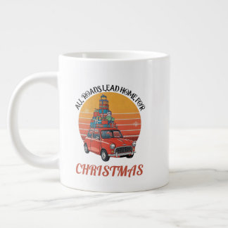 Grande Tasse Noël Rétro