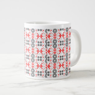 Grande Tasse Noël Scandinave Folk Art Runic Motif