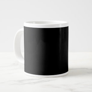Grande Tasse Noir-noir, simplement élégant