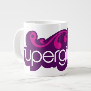 Grande Tasse Nom Super Supergirl et Bouclier S