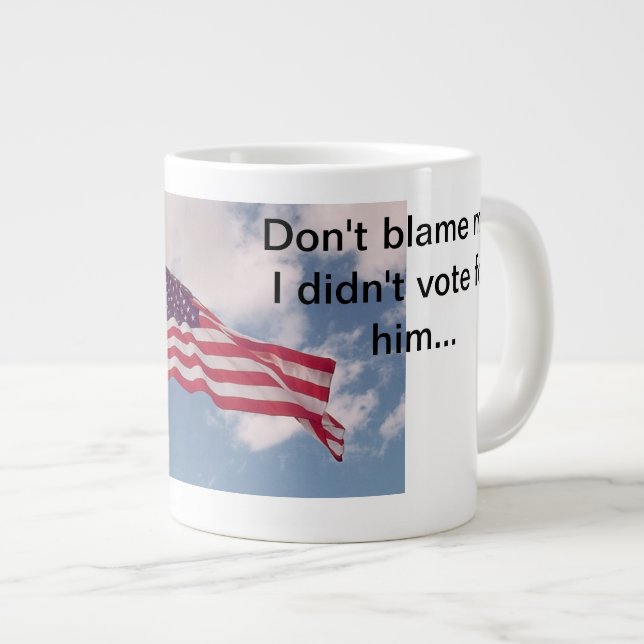 Grande Tasse Non mon défaut (Devant droit)