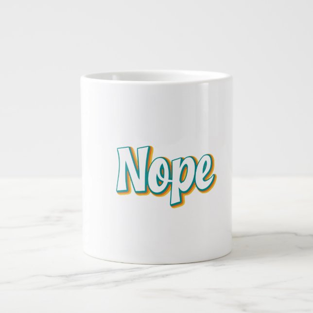 Grande Tasse Nope Retro (Devant)