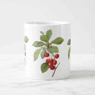 Grande Tasse Nourriture de cerises de fruits vintage, cerises p