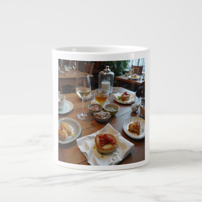 Grande Tasse nourriture sur la table Boue de spécialités (Devant)