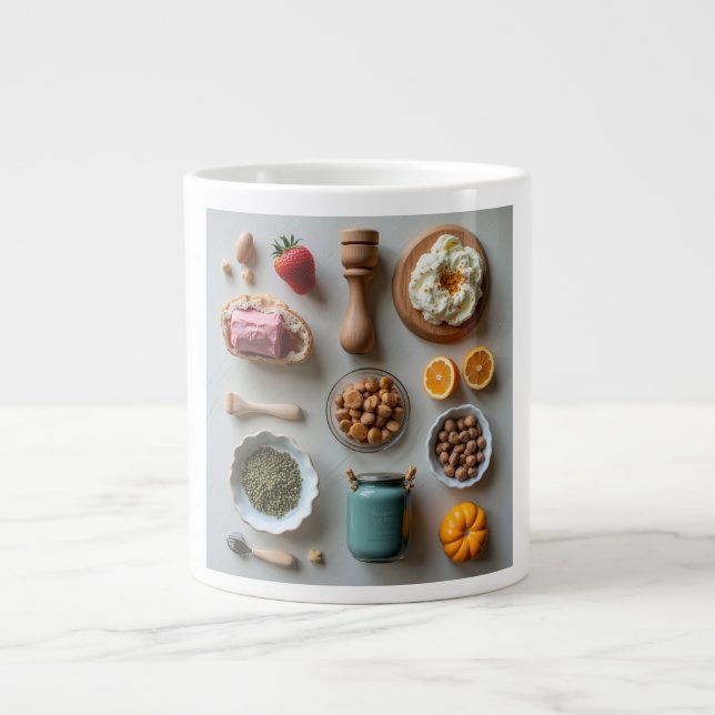 Grande Tasse nourriture sur la table Boue de spécialités (Devant)