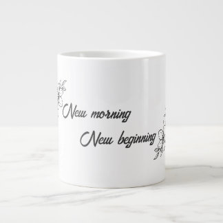 Grande Tasse Nouveau Matin, Nouveau Début | Printemps Inspirant