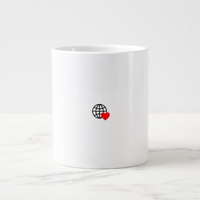 Grande Tasse Nouvelle personnalisation Logo Texte Spécialité Mu (Devant)
