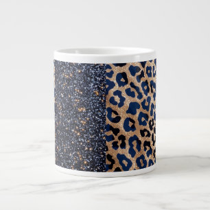 Grande Tasse Nuit étoilée et imprimé léopard