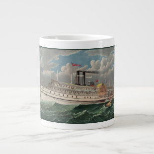 Grande Tasse NY Voyage Grand Paddlewheel Bateau à vapeur Le Pèl