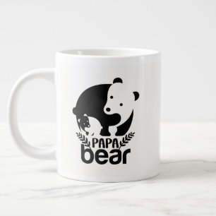 Grande Tasse Œuvre d'art de Cool Papa bear
