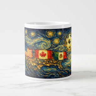 Grande Tasse Œuvre d'art murale de style Van Gogh  É.-U. MX CA
