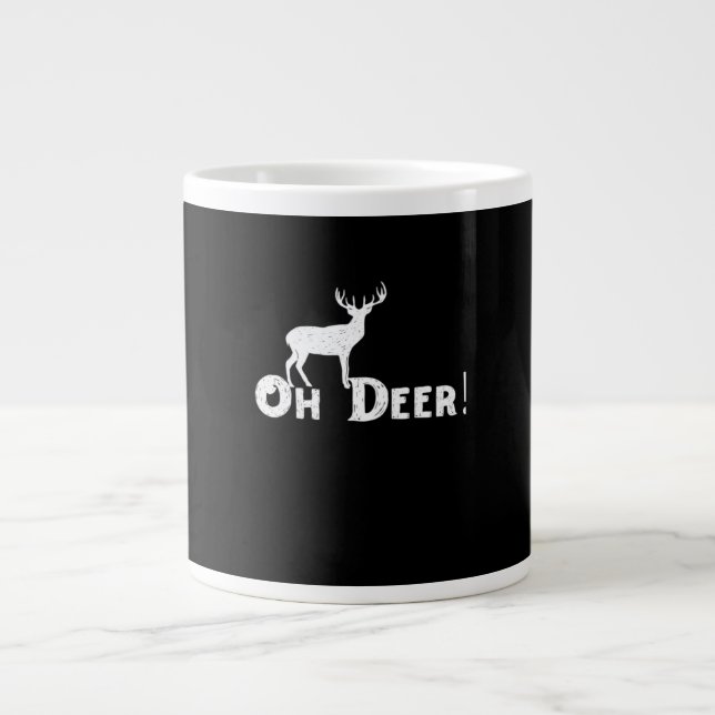 Grande Tasse Oh Deer Clean Graphic Style  (Devant)