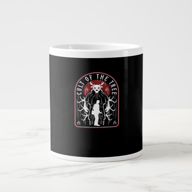 Grande Tasse Oh Deer Cult Of The Tree Artistic Style  (Devant)