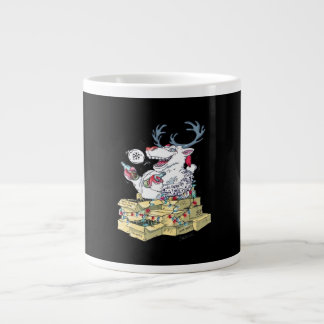 Grande Tasse Oh Deer Drunk Reindeer Celebrating Christmas Festi
