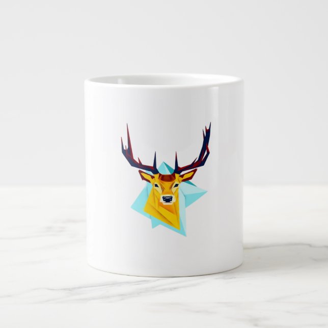 Grande Tasse Oh Deer Minimal Rustic Style  (Devant)
