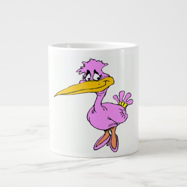 GRANDE TASSE OISEAU POURPULAIRE (Devant)