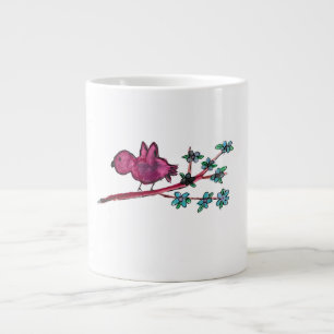 Grande Tasse Oiseau rouge