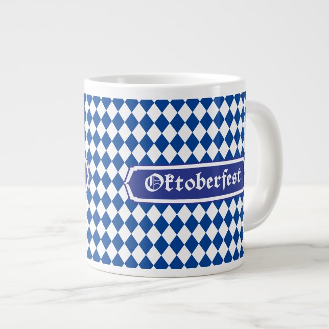 Grande Tasse OKTOBERFEST festival de bière décoration motif ble (Devant droit)