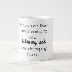 Grande Tasse On dirait que j'écoute beaucoup