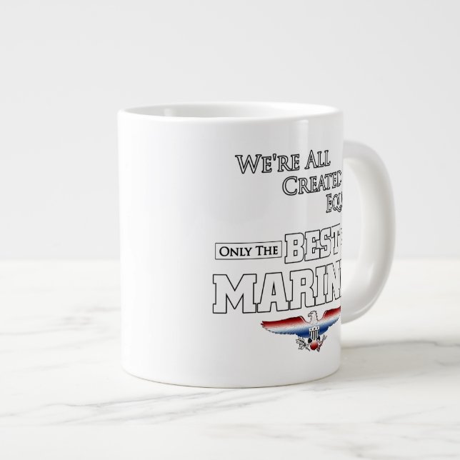 Grande Tasse Only The Best Marines (Devant droit)