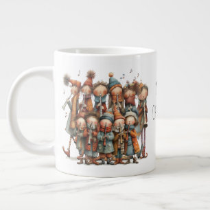 Grande Tasse Onze joueurs de pipeau fantaisistes pour les 12 jo