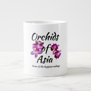 Grande Tasse Orchidées d'Asie