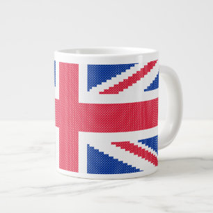 Grande Tasse Original cross-stitch design Union Jack