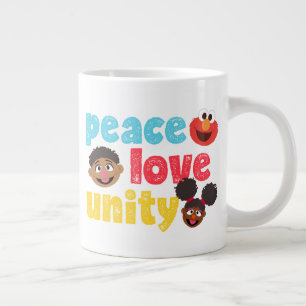Grande Tasse Paix Amour Unité