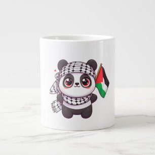 Grande Tasse Panda avec la paix en Palestine
