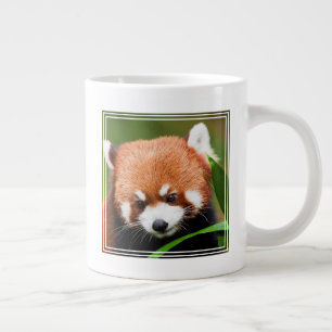 Grande Tasse Panda roux mignon