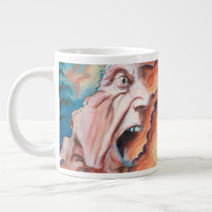 Grande Tasse Panic Waves peinture à l'huile