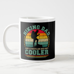 Grande Tasse Papa randonnée drôle comme un papa normal randonné