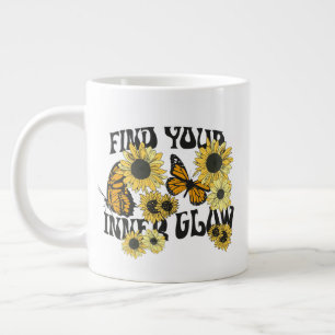 Grande Tasse Papillon vintage Trouvez votre lumière intérieur