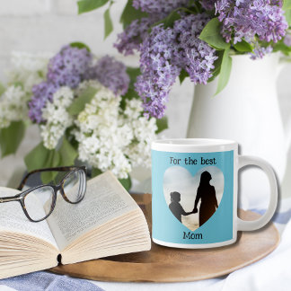 Grande Tasse Para la Mejor Mamá Bilingue Fête des Mères Coeur