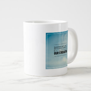 Grande Tasse Parfois Nous Sommes Testés