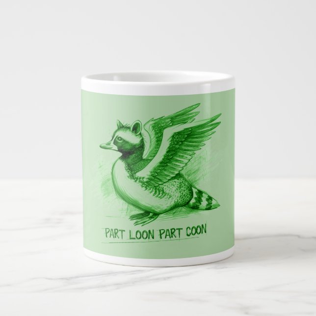 Grande Tasse Part Loon Part Coon  Hybrid Creature (Devant)